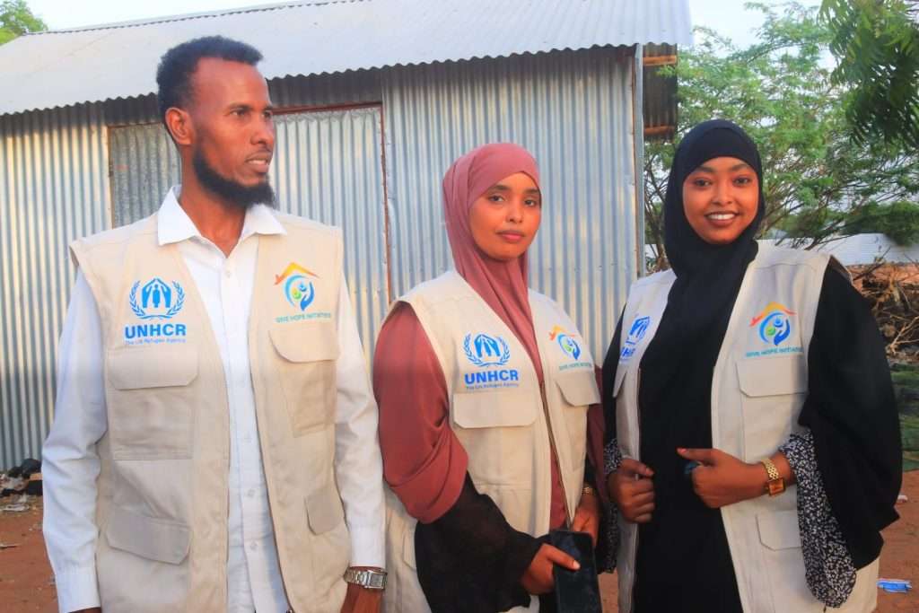 A community where all refugees, especially women and youth, live with dignity, hope, and self-reliance.